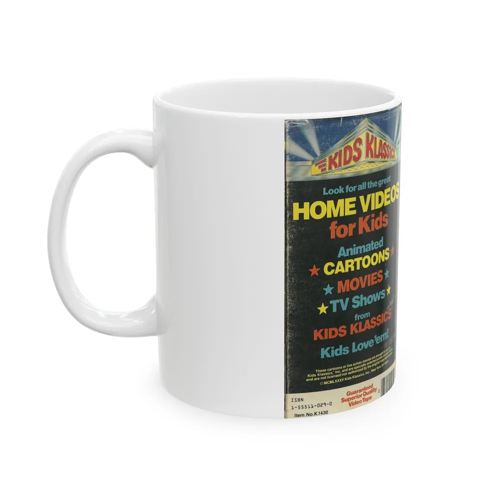 SERGEANT PRESTON OF THE YUKON WOUNDED MOUSE (VHS COVER) - White Coffee Mug-Go Mug Yourself