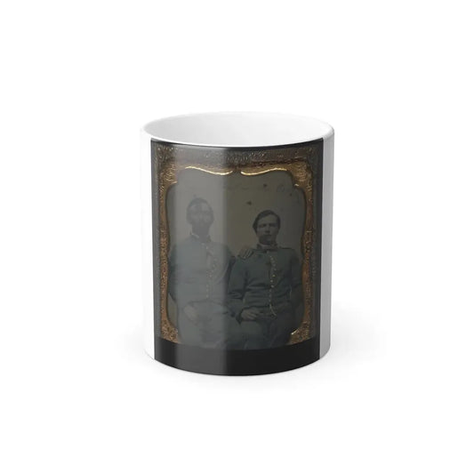 Sergeant Robert Black and Private Herman Beckman of Company F, 8Th Veteran Reserve Corps in Vrc Regulation Sky Blue Uniforms (U.S. Civil War) Color Changing Coffee Mug 11oz Default Title 11oz - Go Mug Yourself