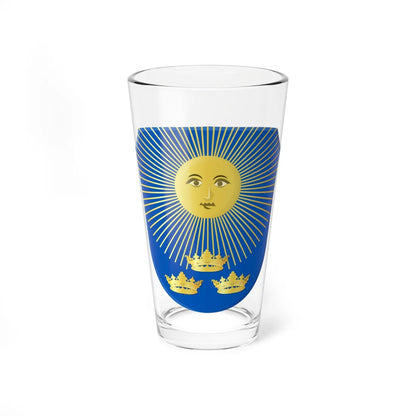 Sergipe wapen 1637 (Brazil) (Coat of Arms) Pint Glass 16oz 16oz - Go Mug Yourself