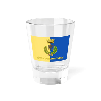 Sermoneta-Bandiera 2021- (Italy) Shot Glass 1.5oz 1.5oz - Go Mug Yourself