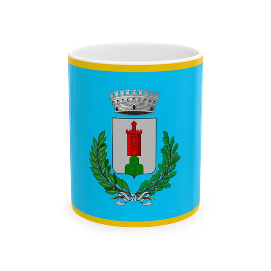 Serramazzoni-Bandiera (Italy) White Coffee Mug 11oz - Go Mug Yourself