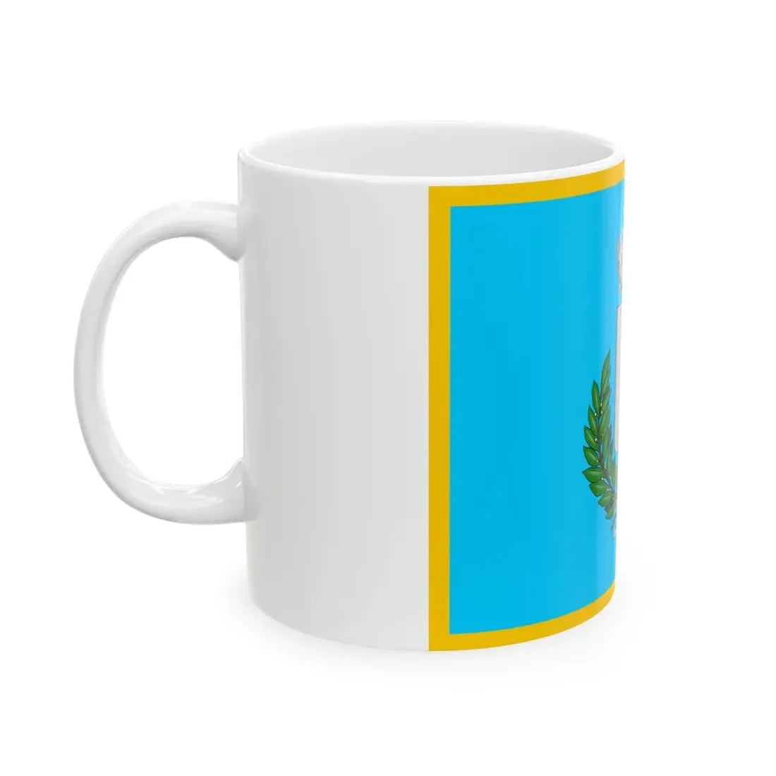 Serramazzoni-Bandiera (Italy) White Coffee Mug - Go Mug Yourself