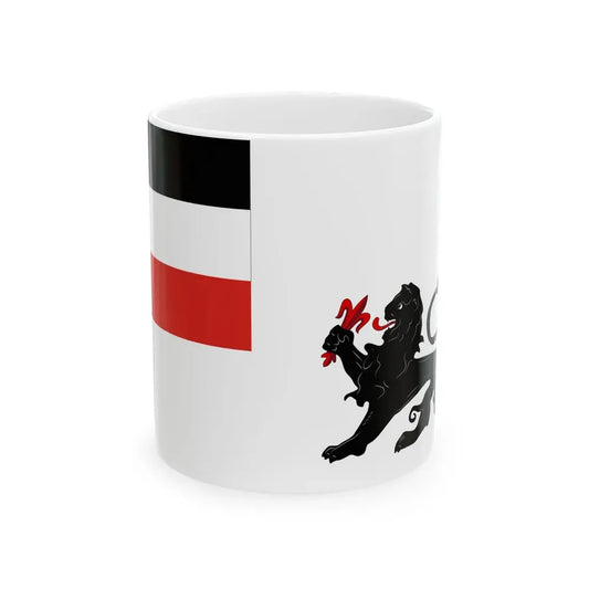 Service flag of German New Guinea (Germany) White Coffee Mug 11oz - Go Mug Yourself