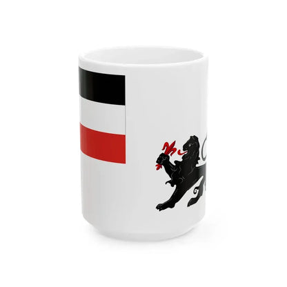 Service flag of German New Guinea (Germany) White Coffee Mug 15oz - Go Mug Yourself