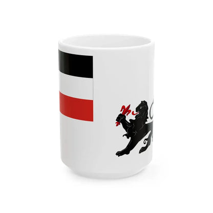 Service flag of German New Guinea (Germany) White Coffee Mug 15oz - Go Mug Yourself