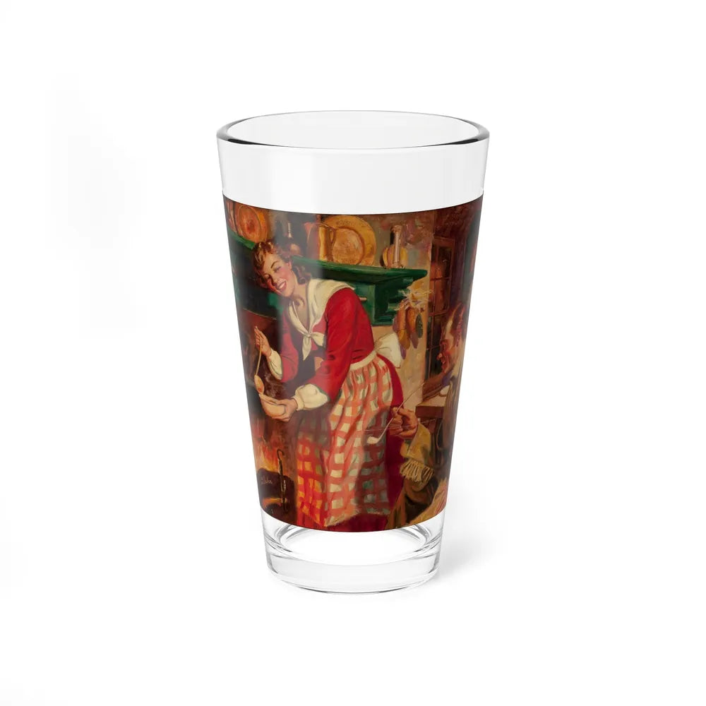 Serving Soup (Magazine Illustration) Pint Glass 16oz-16oz-Go Mug Yourself