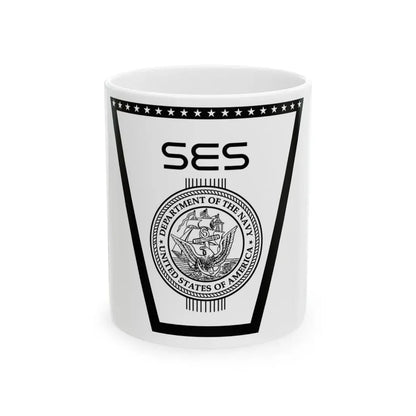 SES (U.S. Navy) White Coffee Mug 11oz - Go Mug Yourself