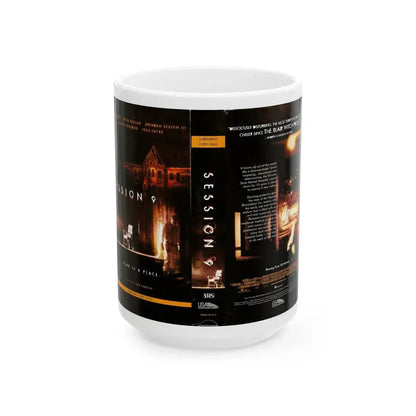 SESSION 9 VERSION 2 (VHS COVER) - White Coffee Mug 15oz - Go Mug Yourself