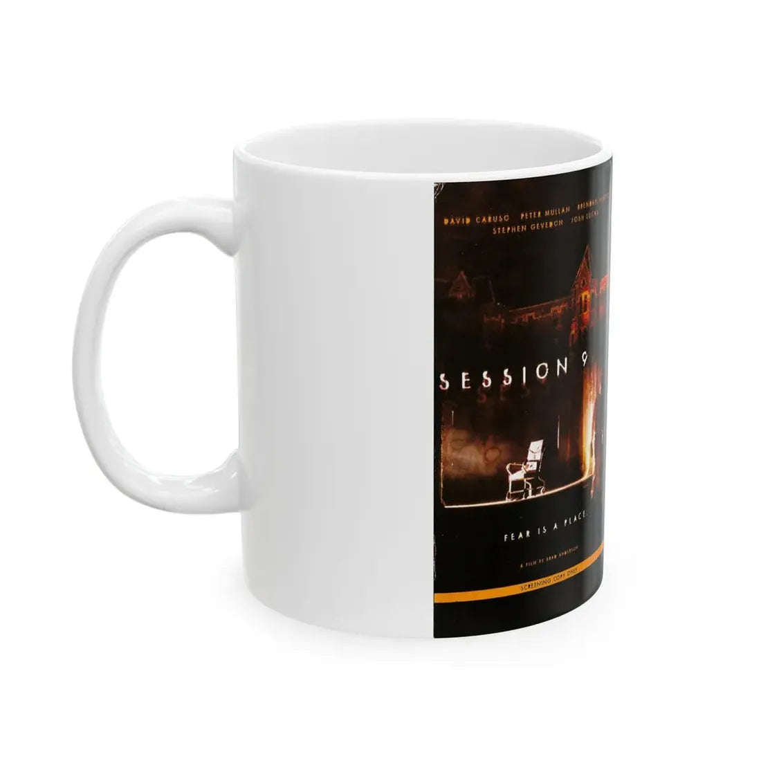 SESSION 9 VERSION 2 (VHS COVER) - White Coffee Mug - Go Mug Yourself