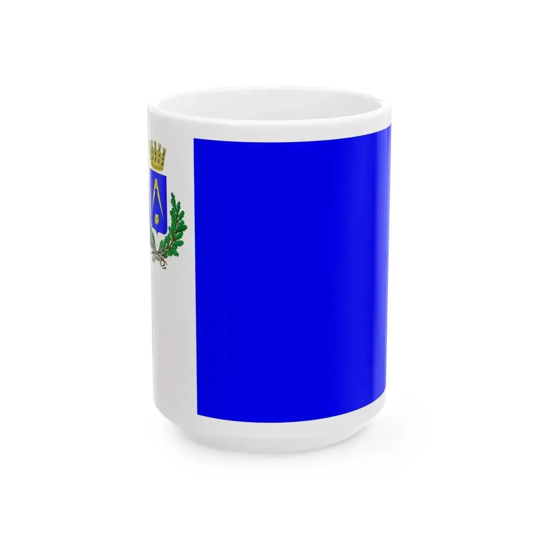 Sesto Calende-Bandiera (Italy) White Coffee Mug 15oz - Go Mug Yourself