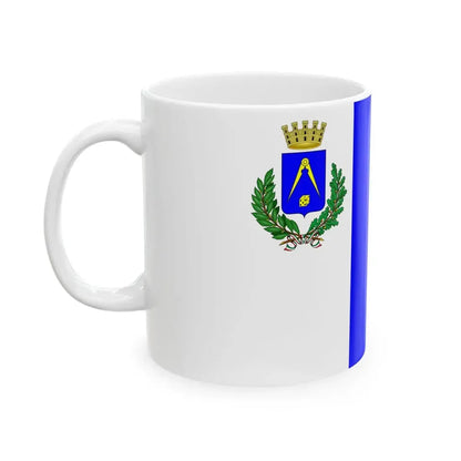 Sesto Calende-Bandiera (Italy) White Coffee Mug - Go Mug Yourself