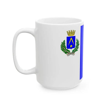 Sesto Calende-Bandiera (Italy) White Coffee Mug - Go Mug Yourself