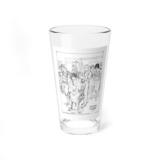 Set of 13 New York Tribune illustrations, 1923-1925 (3) (Magazine Illustration) Pint Glass 16oz 16oz - Go Mug Yourself