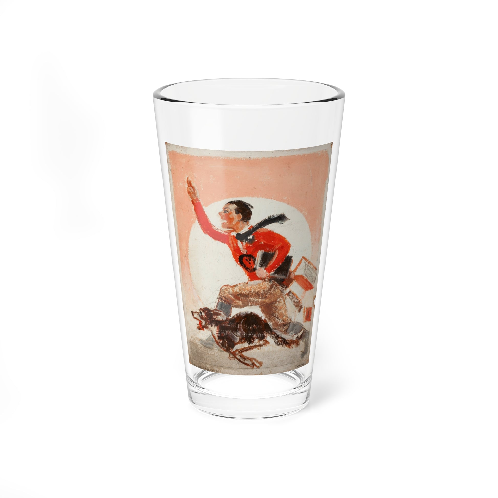 Set of five story illustrations (1) (Magazine Illustration) Pint Glass 16oz-16oz-Go Mug Yourself