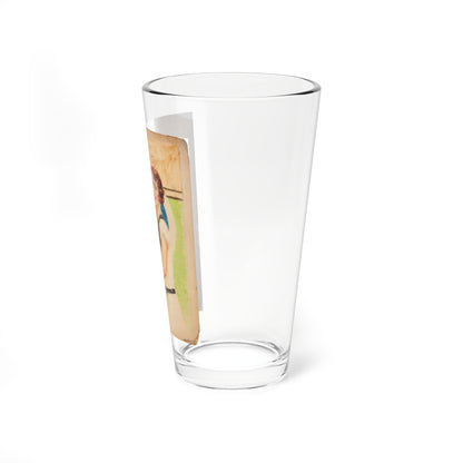 Set of five story illustrations (5) (Magazine Illustration) Pint Glass 16oz-Go Mug Yourself