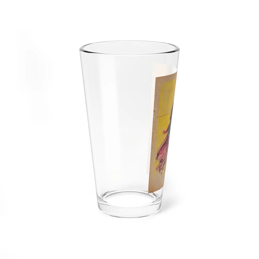 Set of six story illustrations (1) (Magazine Illustration) Pint Glass 16oz - Go Mug Yourself