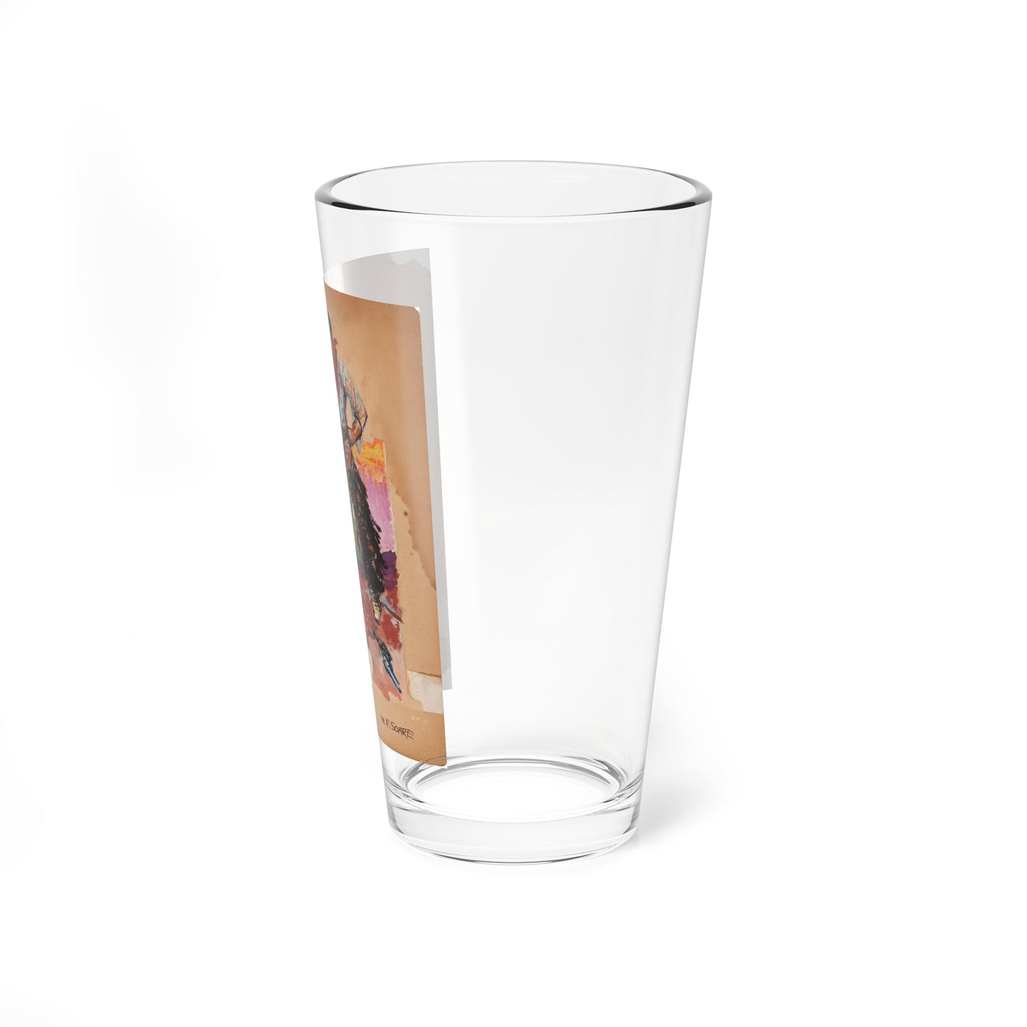 Set of six story illustrations (3) (Magazine Illustration) Pint Glass 16oz-Go Mug Yourself