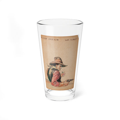 Set of six story illustrations (4) (Magazine Illustration) Pint Glass 16oz-16oz-Go Mug Yourself