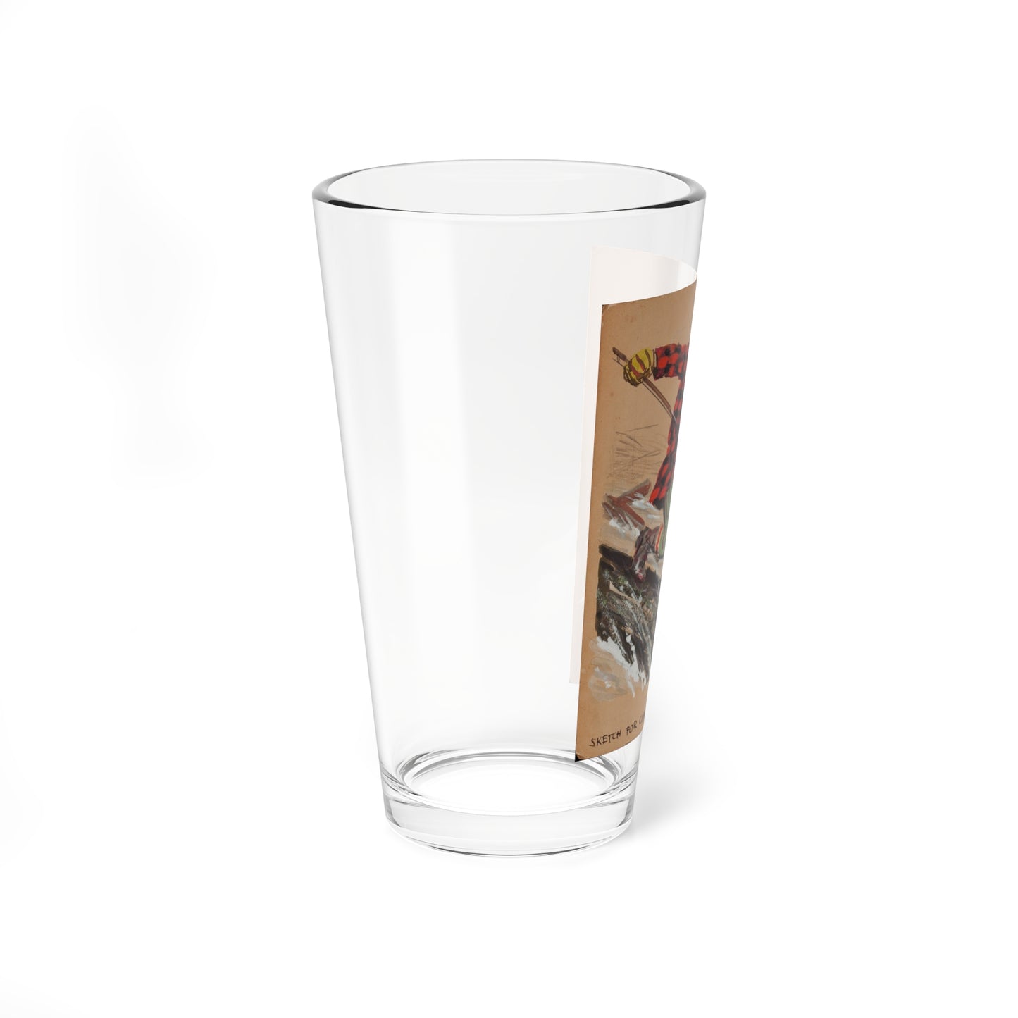 Set of six story illustrations (5) (Magazine Illustration) Pint Glass 16oz-Go Mug Yourself