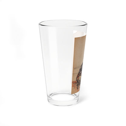 Set of six story illustrations (6) (Magazine Illustration) Pint Glass 16oz-Go Mug Yourself