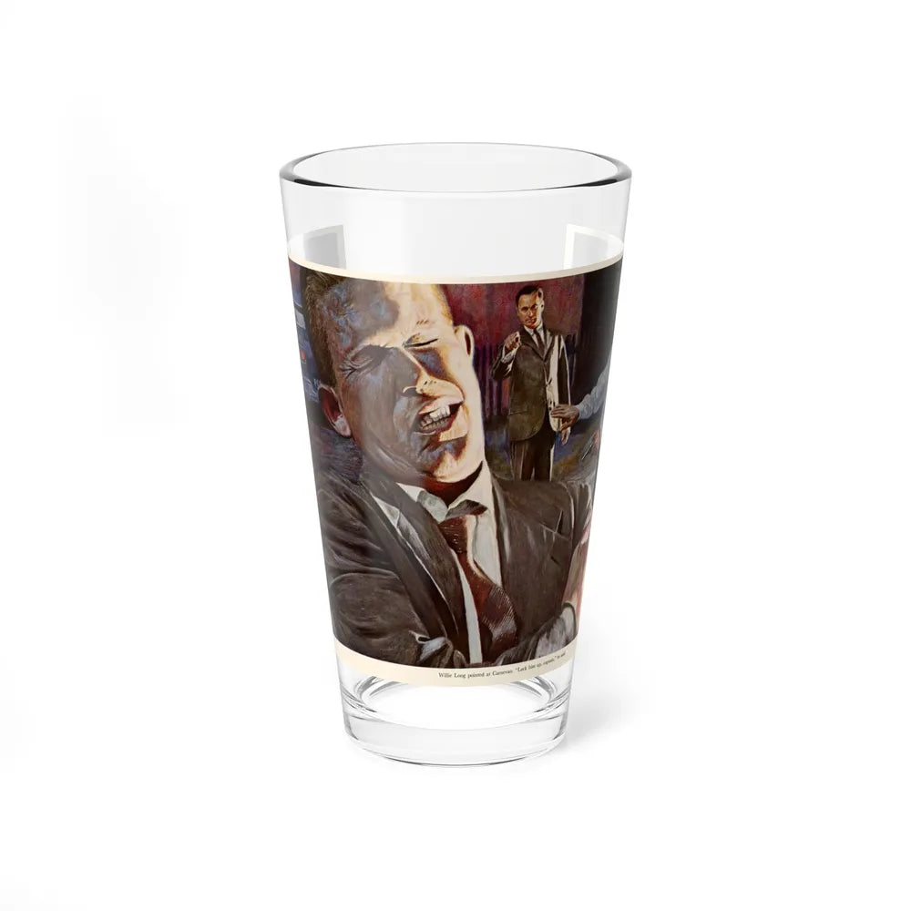 Set Up For Murder, 1959 (Magazine Illustration) Pint Glass 16oz-16oz-Go Mug Yourself