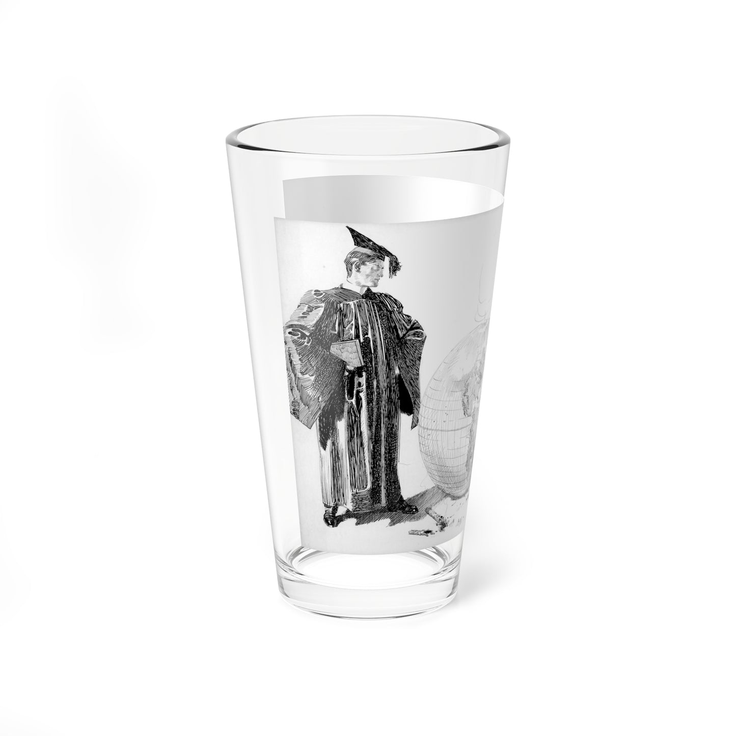 Setting the World on Fire, c. 1905 (Magazine Illustration) Pint Glass 16oz-Go Mug Yourself