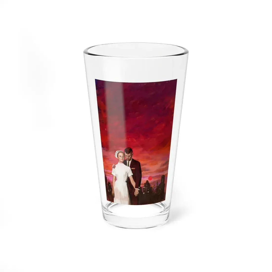 Settlement-House Nurse, Paperback Novel Cover (Signet, 1965) - Pint Glass 16oz 16oz - Go Mug Yourself