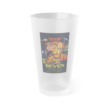 SEVEN 1979 Movie Poster - Frosted Pint Glass 16oz 16oz Frosted - Go Mug Yourself