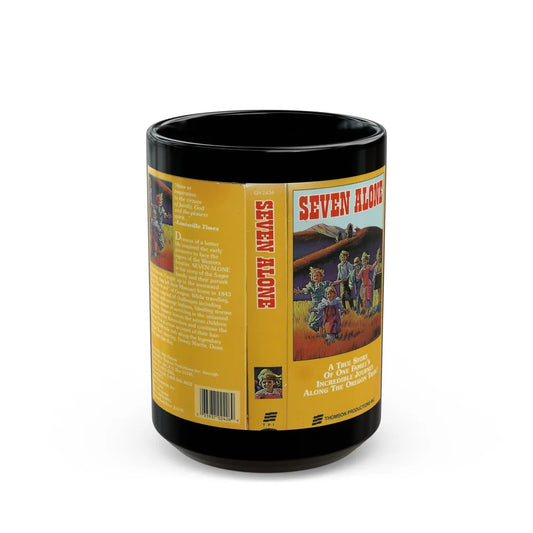 SEVEN ALONE (VHS COVER) - Black Coffee Mug-15oz-Go Mug Yourself