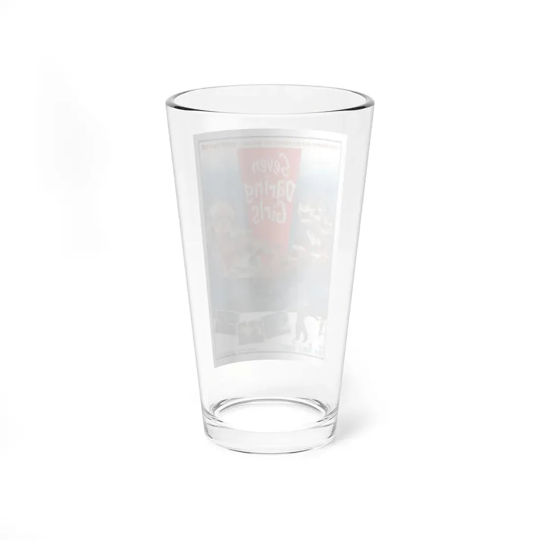 SEVEN DARING GIRLS 1960 Movie Poster - Pint Glass 16oz - Go Mug Yourself