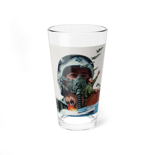 Seven Days to Glory, Pyramid Books paperack cover, 1973 - Pint Glass 16oz 16oz - Go Mug Yourself