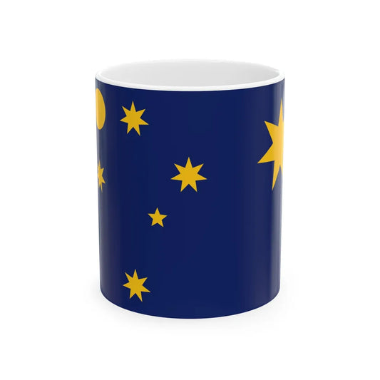 Seven Golden Stars 2012 (Australia) White Coffee Mug 11oz - Go Mug Yourself