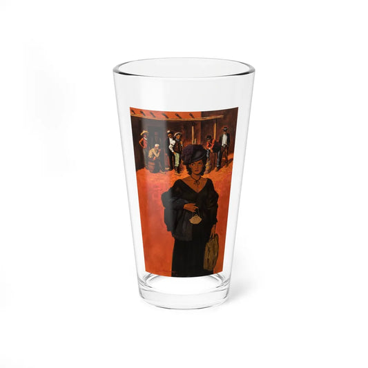 Seven Men at Mimbres Springs, Bantam paperback cover, 1959 - Pint Glass 16oz 16oz - Go Mug Yourself