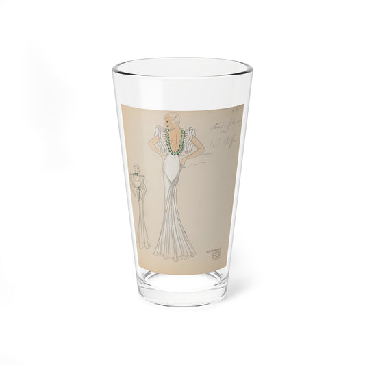 Seven Studio Designs, circa 1930 and 1950 3 (Magazine Illustration) Pint Glass 16oz-16oz-Go Mug Yourself