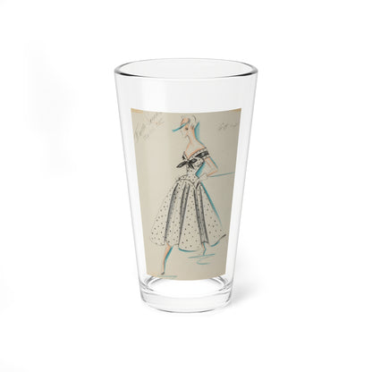 Seven Studio Designs, circa 1930 and 1950 6 (Magazine Illustration) Pint Glass 16oz-16oz-Go Mug Yourself