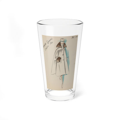 Seven Studio Designs, circa 1930 and 1950 7 (Magazine Illustration) Pint Glass 16oz-16oz-Go Mug Yourself