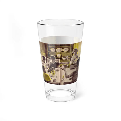 Seven Toward Sunday School, Woman's Day Illustration, December 1949 (Magazine Illustration) Pint Glass 16oz 16oz - Go Mug Yourself