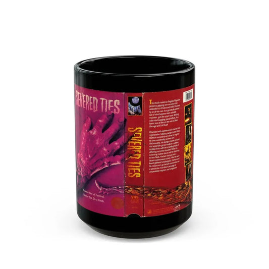 SEVERED TIES VERSION 2 (VHS COVER) - Black Coffee Mug 15oz - Go Mug Yourself