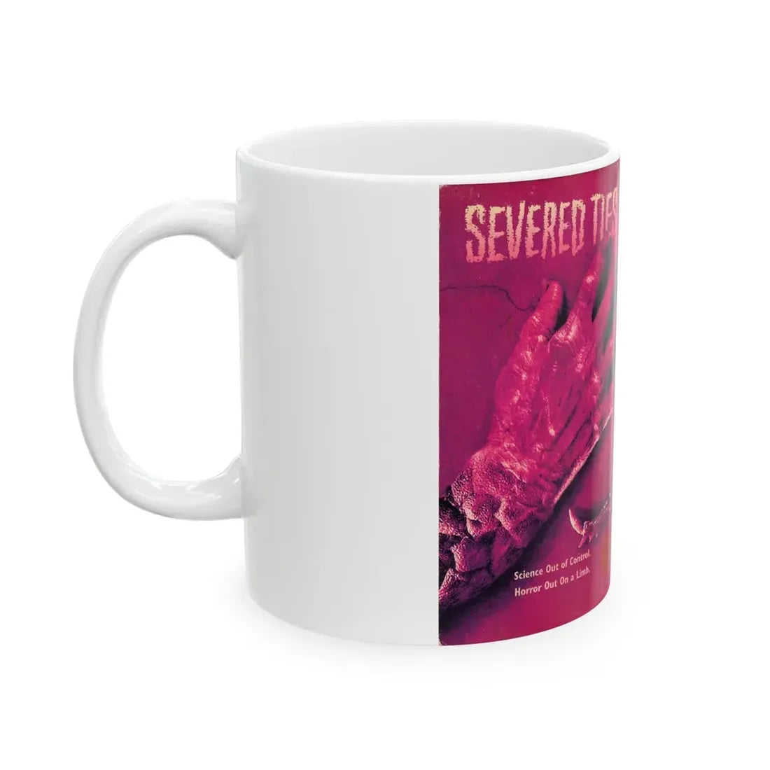 SEVERED TIES VERSION 2 (VHS COVER) - White Coffee Mug - Go Mug Yourself