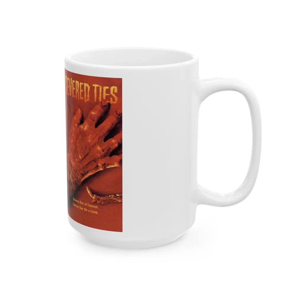 SEVERED TIES (VHS COVER) - White Coffee Mug-Go Mug Yourself