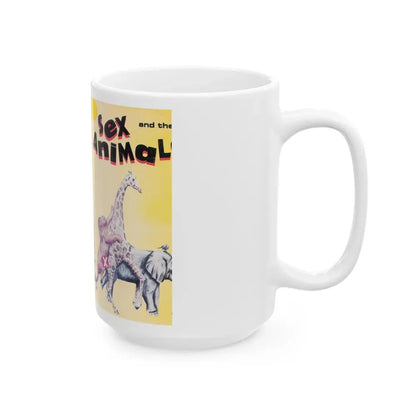 SEX AND THE ANIMALS (VHS COVER) - White Coffee Mug - Go Mug Yourself