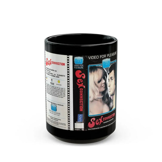 SEX CONNECTION (VHS COVER) - Black Coffee Mug 15oz - Go Mug Yourself