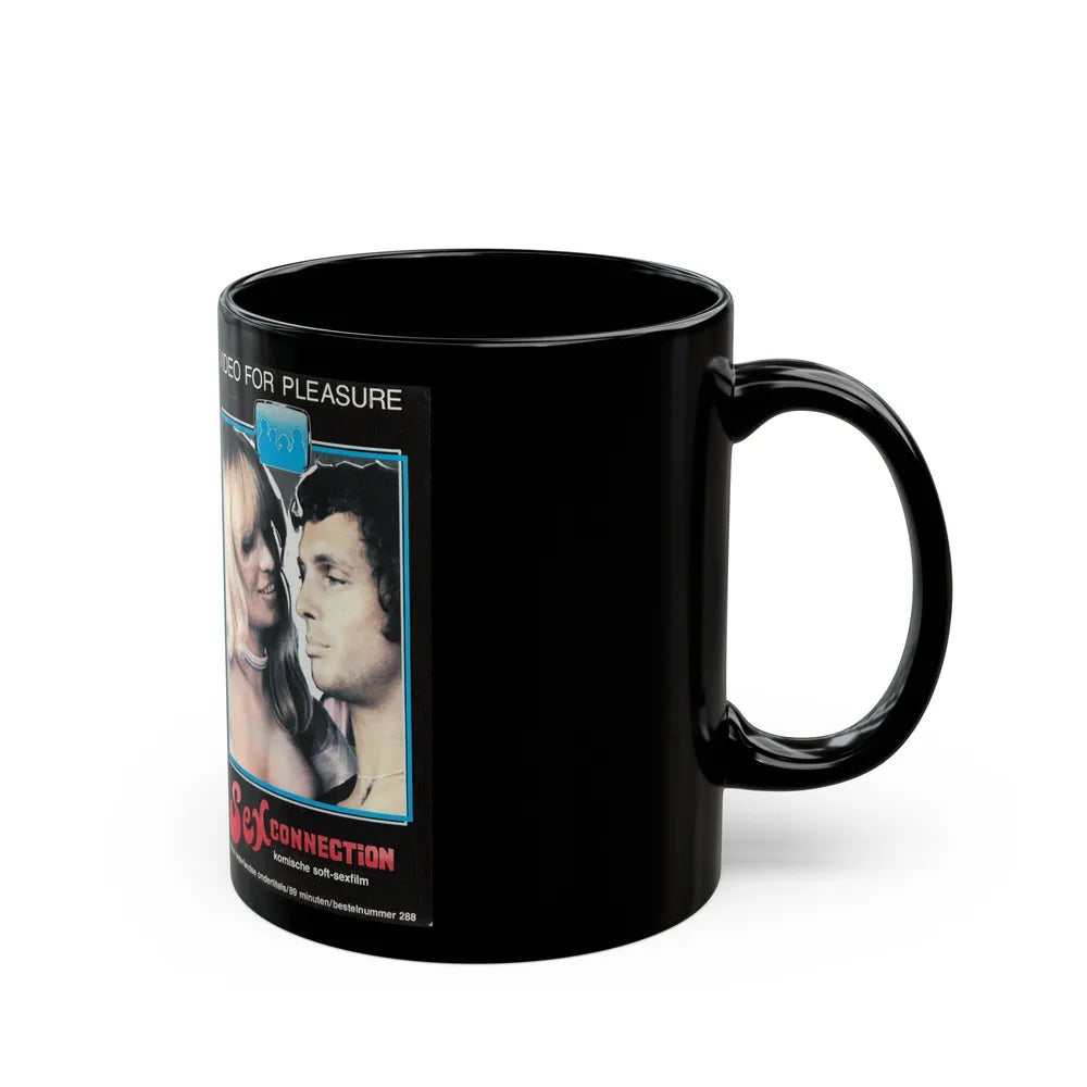 SEX CONNECTION (VHS COVER) - Black Coffee Mug-Go Mug Yourself