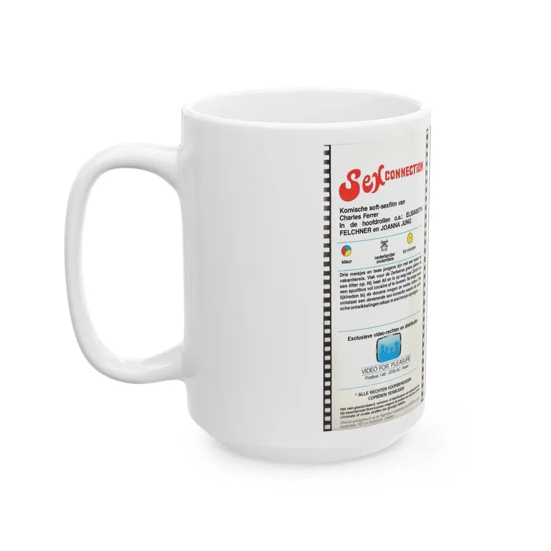 SEX CONNECTION (VHS COVER) - White Coffee Mug - Go Mug Yourself