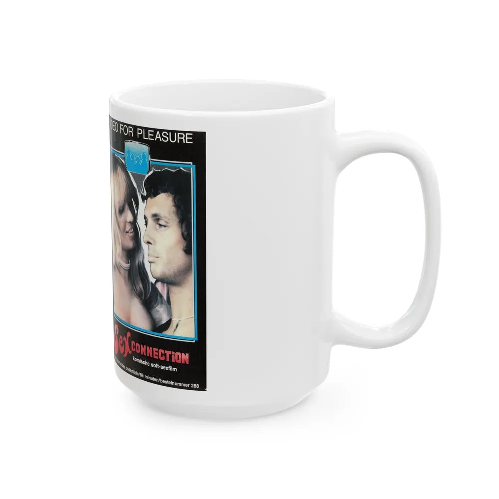 SEX CONNECTION (VHS COVER) - White Coffee Mug-Go Mug Yourself