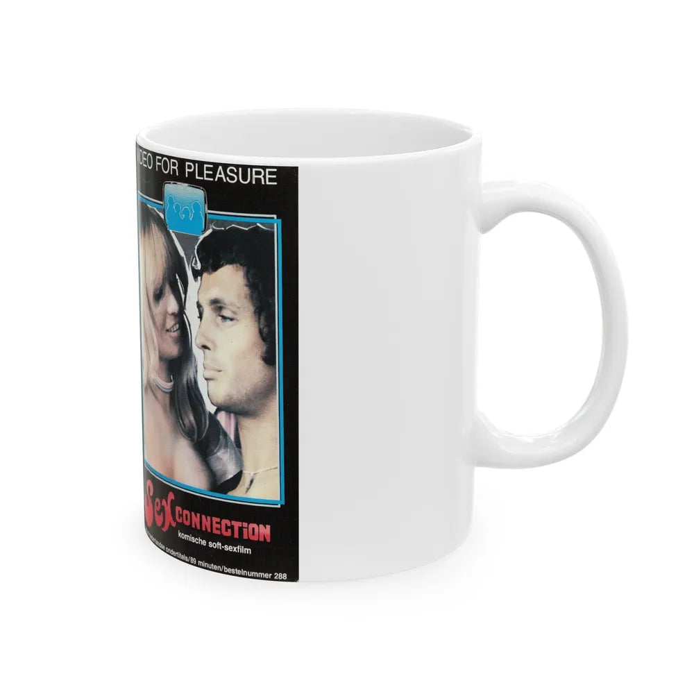 SEX CONNECTION (VHS COVER) - White Coffee Mug-Go Mug Yourself