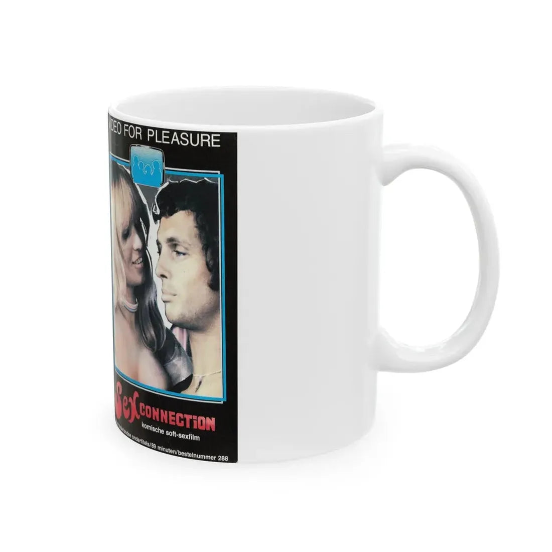 SEX CONNECTION (VHS COVER) - White Coffee Mug - Go Mug Yourself