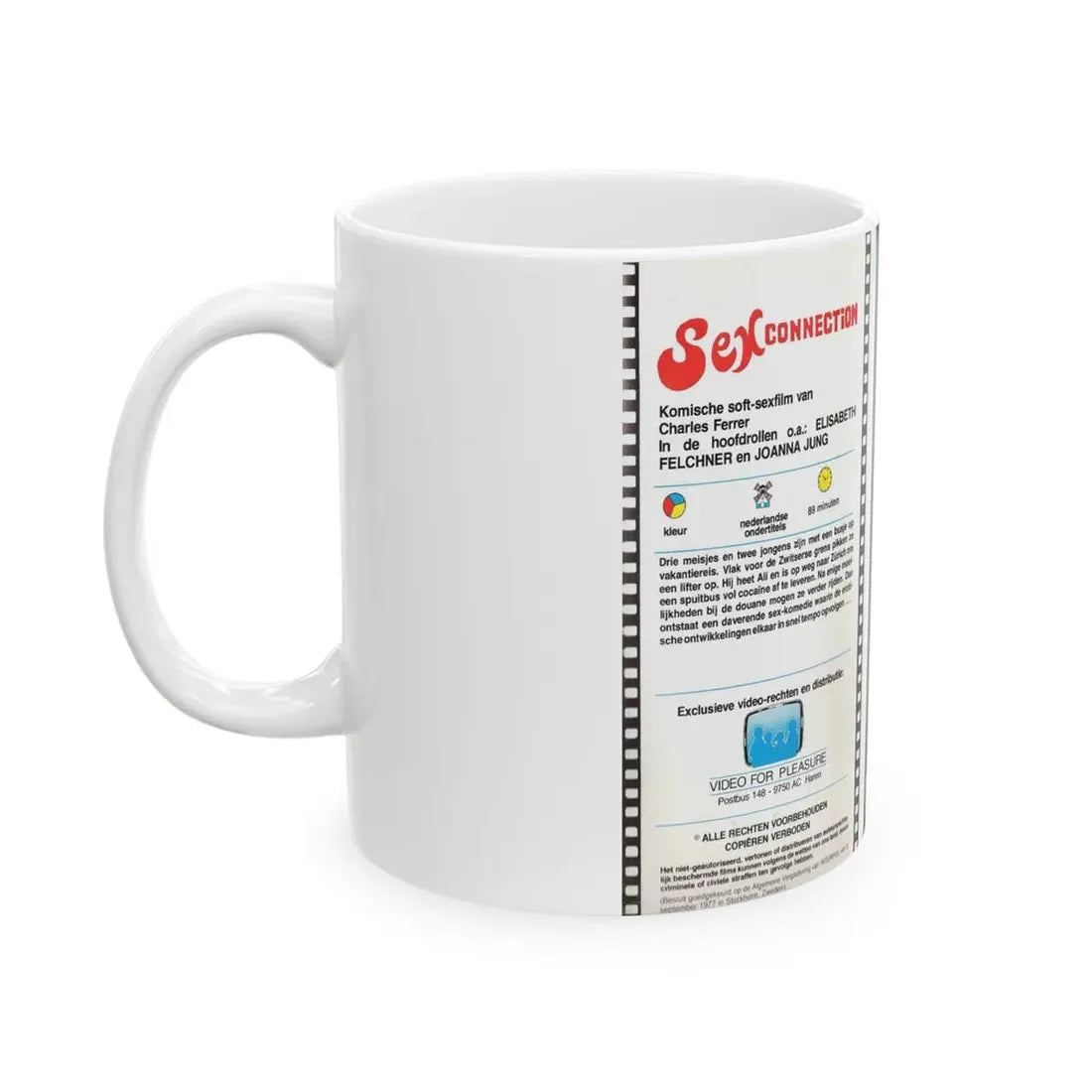 SEX CONNECTION (VHS COVER) - White Coffee Mug - Go Mug Yourself