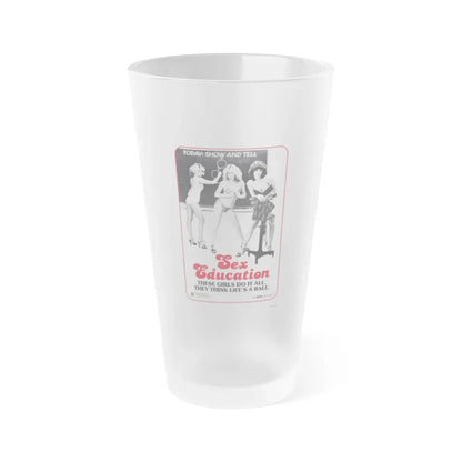 SEX EDUCATION 1979 Movie Poster - Frosted Pint Glass 16oz Default Title - Go Mug Yourself