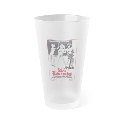 SEX EDUCATION 1979 Movie Poster - Frosted Pint Glass 16oz-Go Mug Yourself